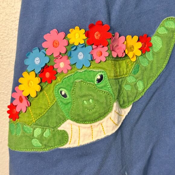 Mini Boden Turtle Applique Dress - Picture 3 of 8